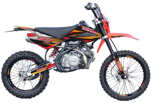 Питбайк Pitster SP1 Biggy 150 (19/16) Red/LBlue