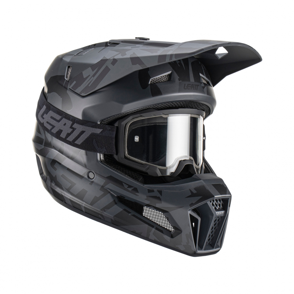 Мотошлем Leatt Moto 3.5 Helmet Kit (Stealth, XS, 2026 (1025100500))
