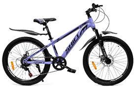 24MD600-6/Велосипед горный SHIFT 24" подростковый, взрослый, стальная рама, 7 скоростей, дисковы
