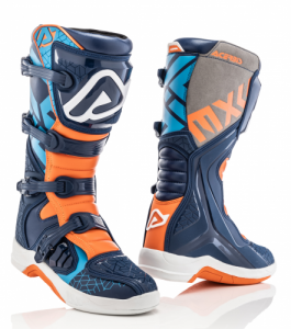Мотоботы кроссовые Acerbis X-TEAM Blue/Orange, (р.44)