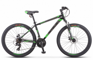 26" Велосипед Navigator 500 MD  16 рама сталь (черно-зелен) V020