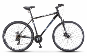 29" Велосипед Stels Navigator 900MD 21 рама сталь (чёрный/белый)																																				