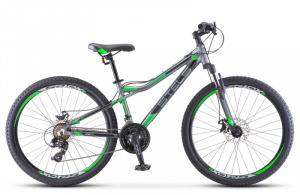 26" Stels Navigator 610MD 16 рама алюм. (серый/зелёный) V040																																				