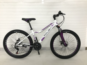  26" Велосипед ROUSH MD230-3 рама 13 (бело-фиолетовый)