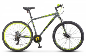 27.5" Велосипед Stels Navigator 700 MD 21 рама (серый-желтый) 