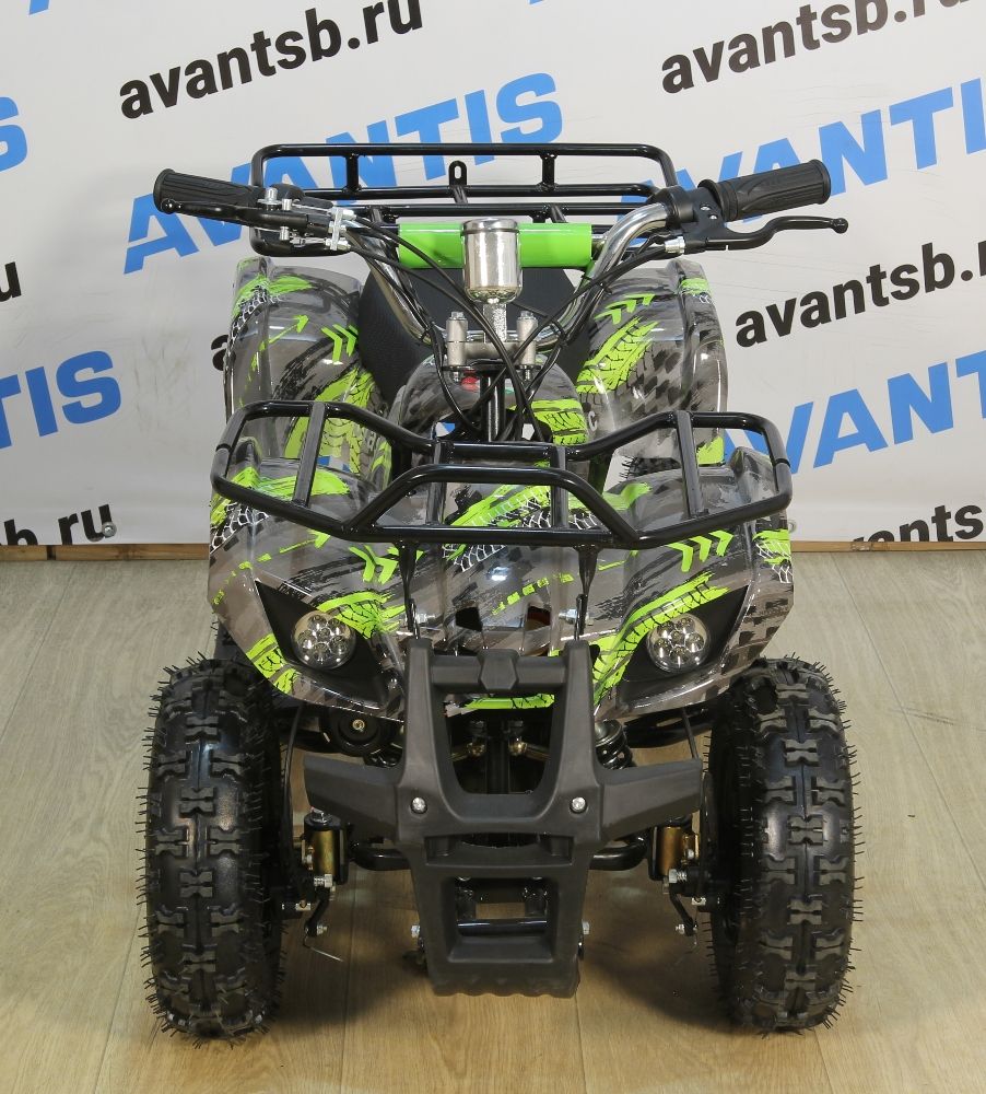 Детский квадроцикл (игрушка) ATV CLASSIC E 800W зеленый ананас