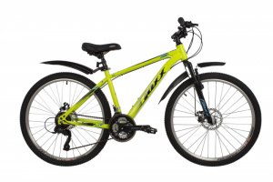 26"Велосипед FOXX  AZTEC D зеленый, сталь, размер 14
