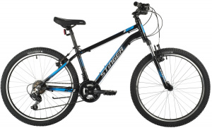 24"Велосипед STINGER  ELEMENT STD черный, алюминий, размер 14"