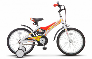 18" Велосипед Stels Jet 10 рама (белый/красный)																																				