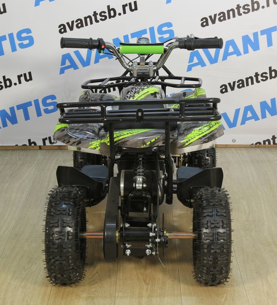 Детский квадроцикл (игрушка) ATV CLASSIC E 800W зеленый ананас