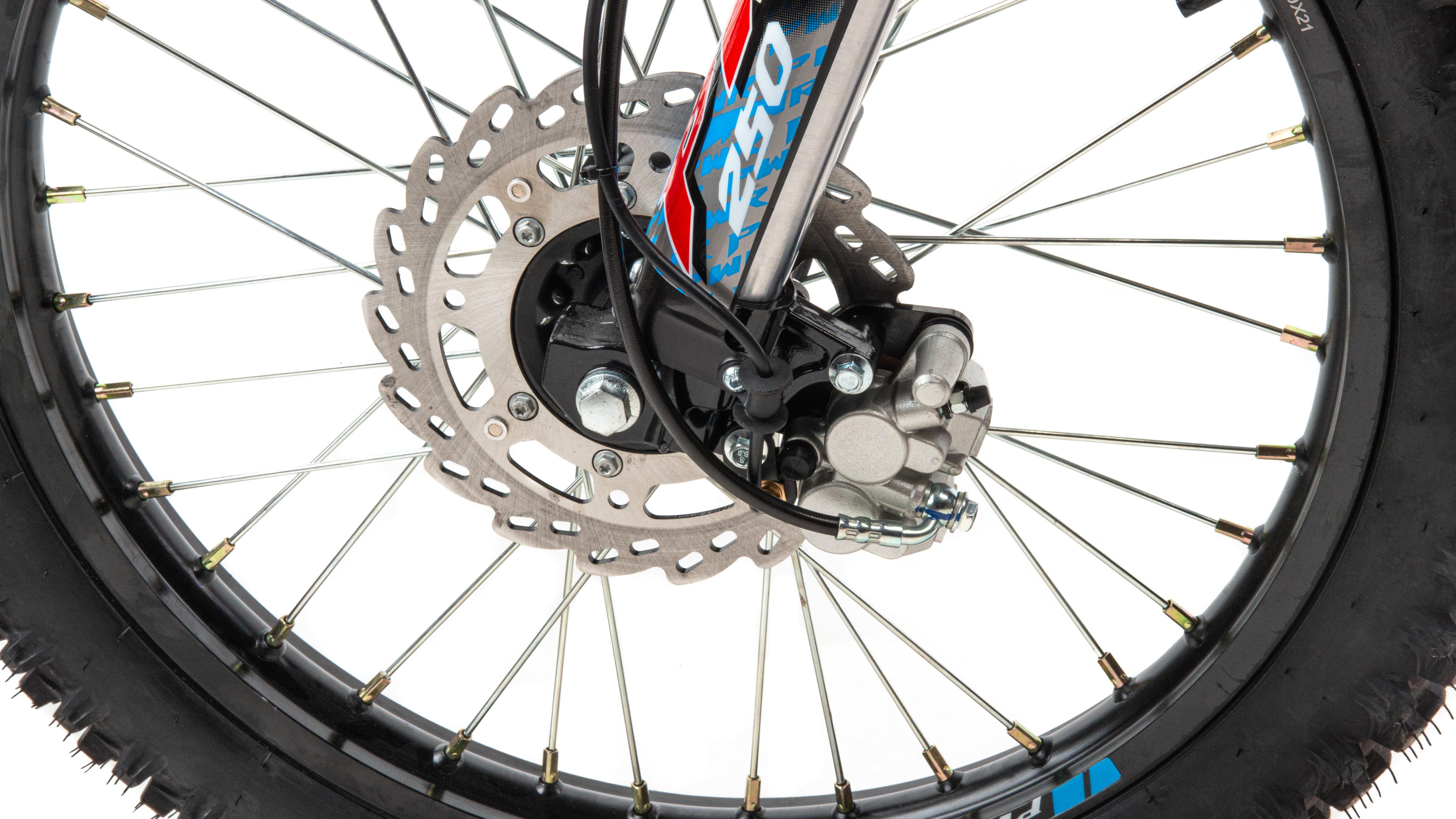 Мотоцикл Кросс PWR FZ250 (172FMM) (4V)  (4-х клапанный) синий