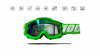 Очки мотокросс 100% green frame