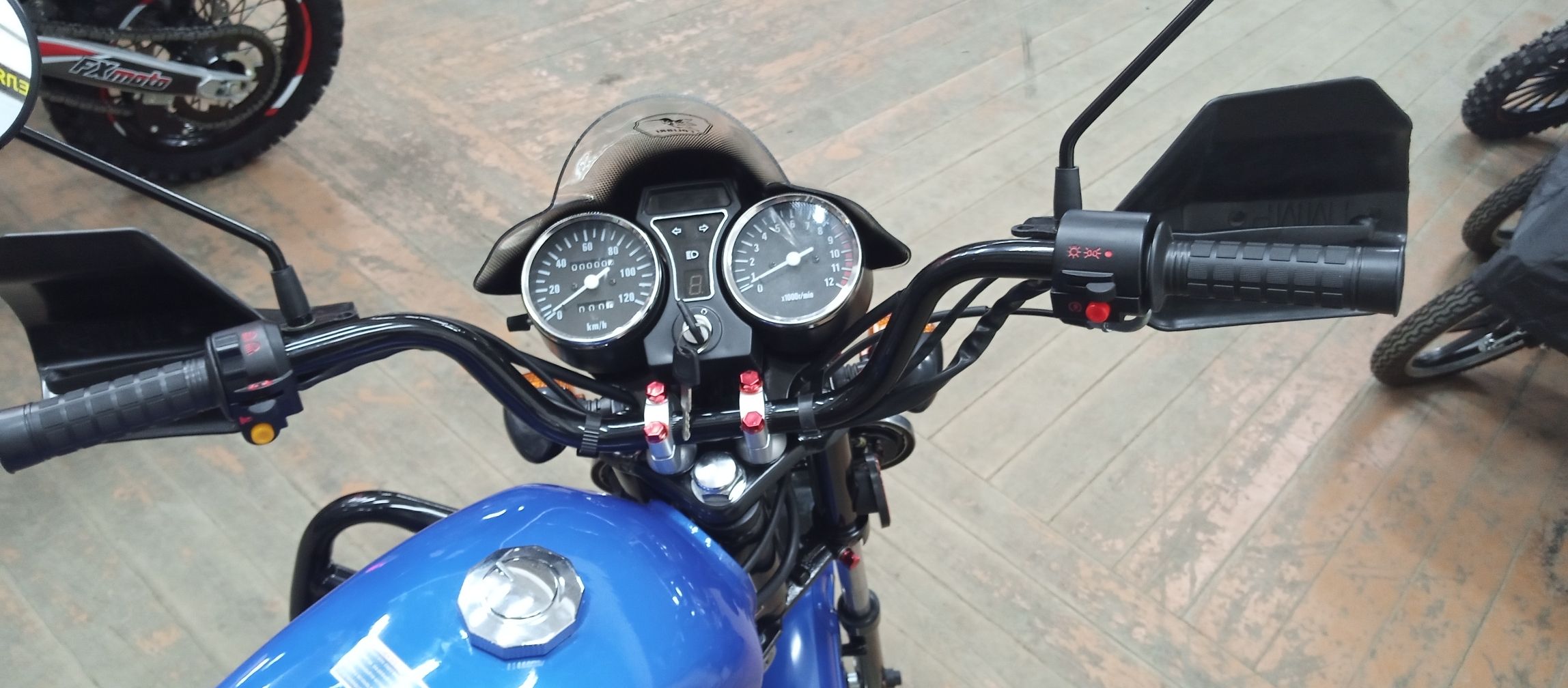Мопед FX 50 ALPHA RESTYLING  (синий)