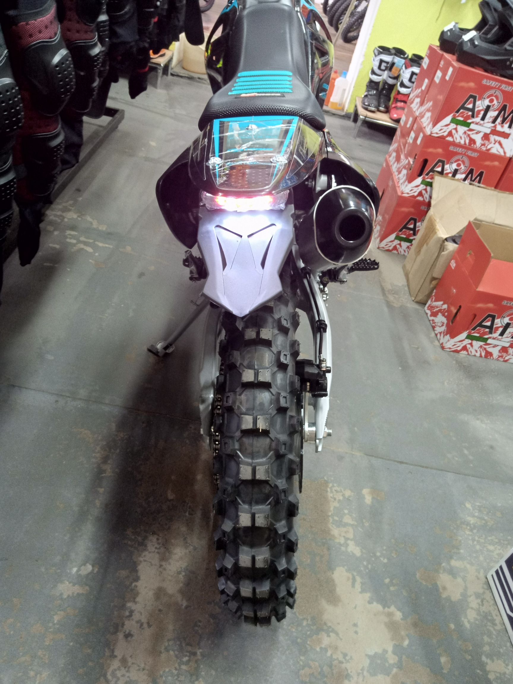 Мотоцикл кроссовый FX MOTO YZ-250 (черно-синий)