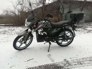 Мопед "Альфа RS 10" (серый)