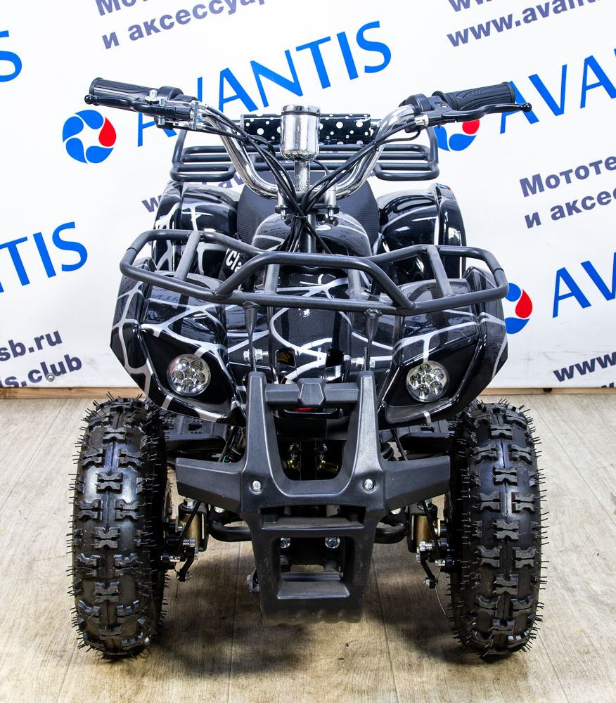 Детский квадроцикл (игрушка) ATV CLASSIC E 800W черный паук