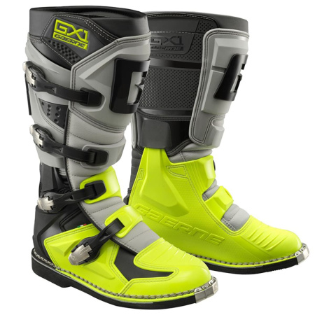 Мотоботы GAERNE GX-1,Hi-Vis желтый/серый/черный, 42