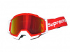 Очки 815-191 оправа красная, линза зеркальная двойная Supreme