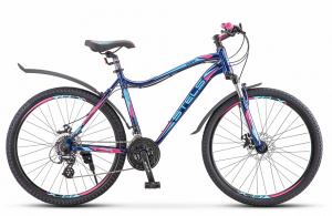 26" Велосипед Stels MISS 6100 MD 19 рама алюм.(Темно-синий) V030