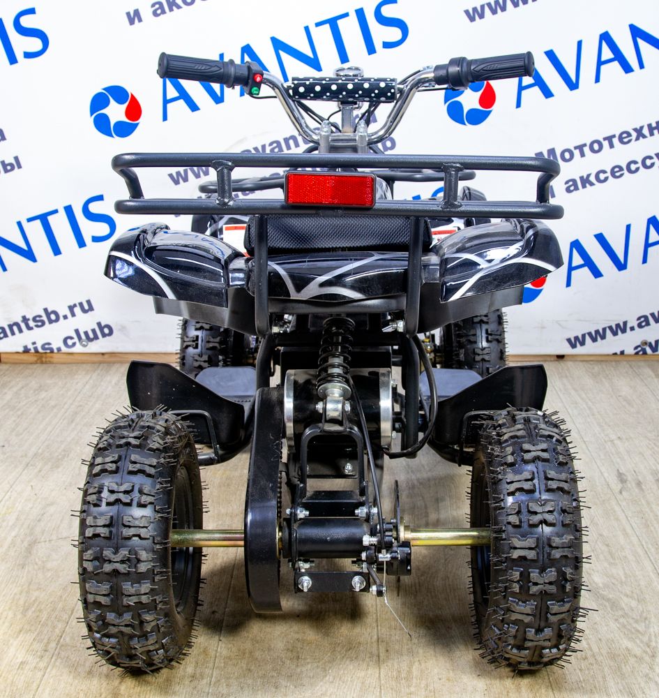 Детский квадроцикл (игрушка) ATV CLASSIC E 800W черный паук